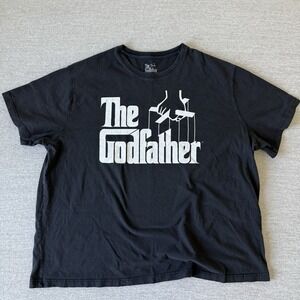 The‎ Godfather Men's Movie Logo T-Shirt 3XL Black  100% Cotton Official Brand